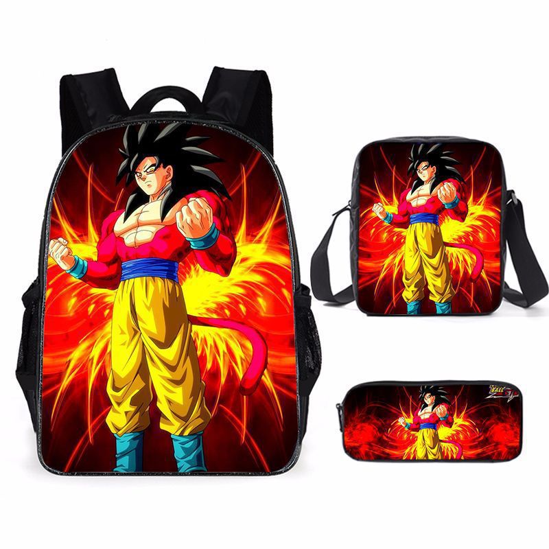Model Kit Dragon Ball - Conjunto de Mochila Kawaii com Estampa