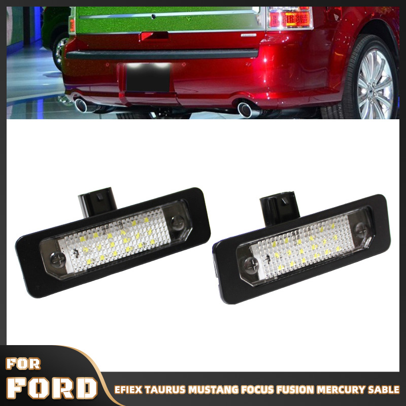 Model Kit Mustang - Universal License Plate Luz LED, fácil
