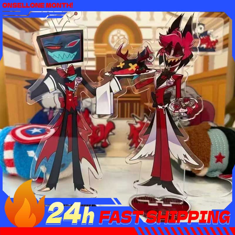 Model Kit Holder - 2 pçs hazbin anime periféricos alastor
