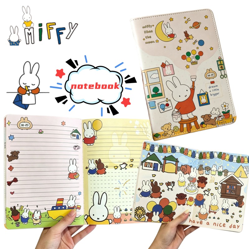 Model Kit New - Novo Caderno B6 Miffy Fofo com