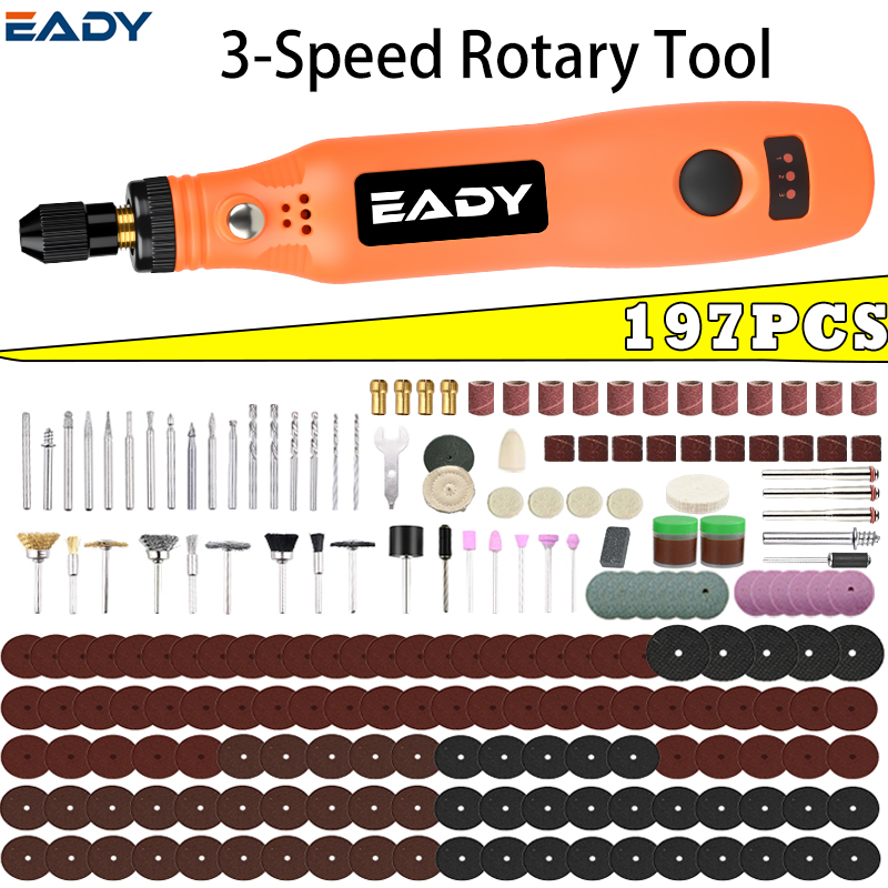 Model Kit Tool - Kit de Ferramentas Rotativas Sem Fio