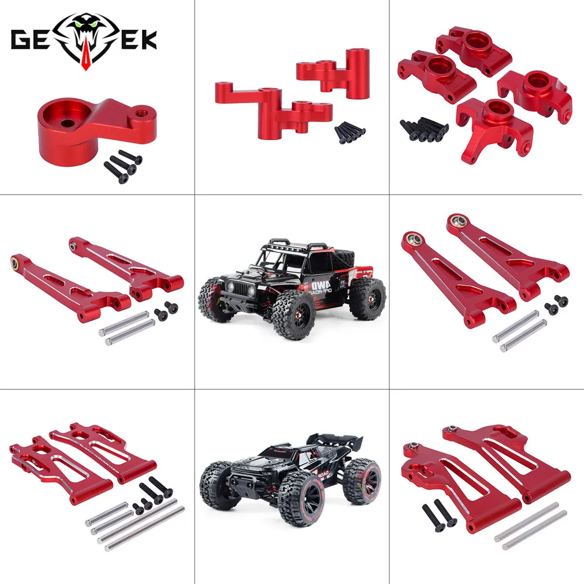 Model Kit Eva - Kit de Braços de Direção CNC