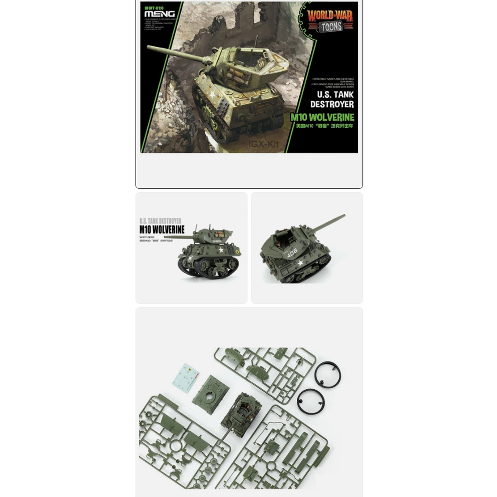 Model Kit Wolverine - Q Edition Meng WWT020 Destruidor de