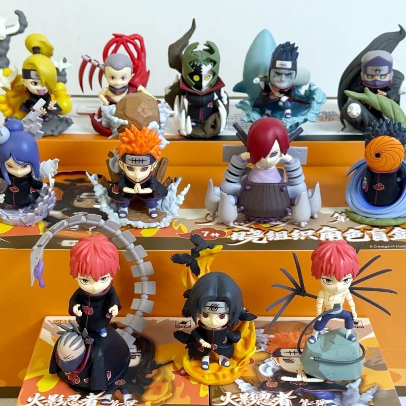 Model Kit Naruto - Genuíno naruto shippuden akatsuki personagem caixa