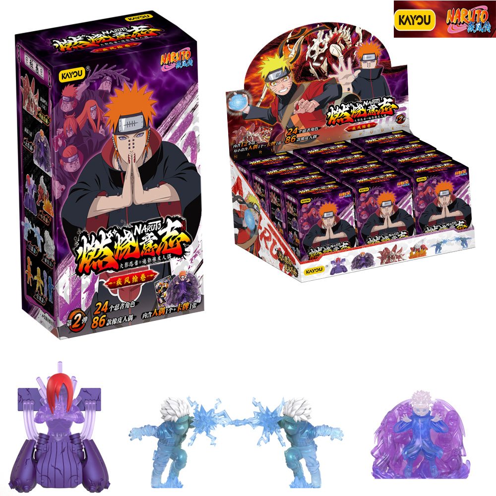 Model Kit Naruto - Boneco de Borracha KAYOU Naruto, Caixa