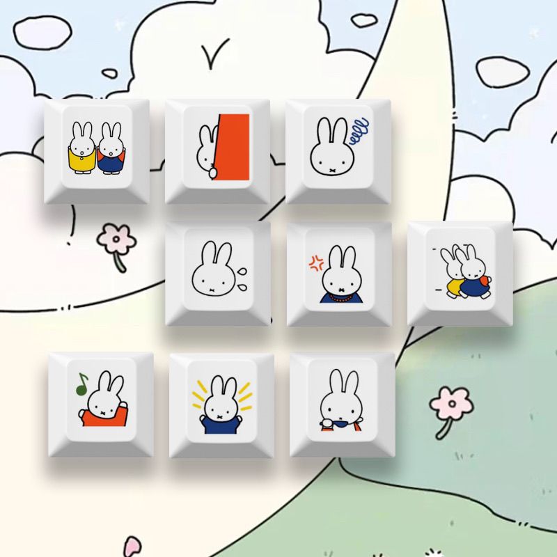 Novo Keycap de Coelho Miffy em - Model Kit New avaliação e preço