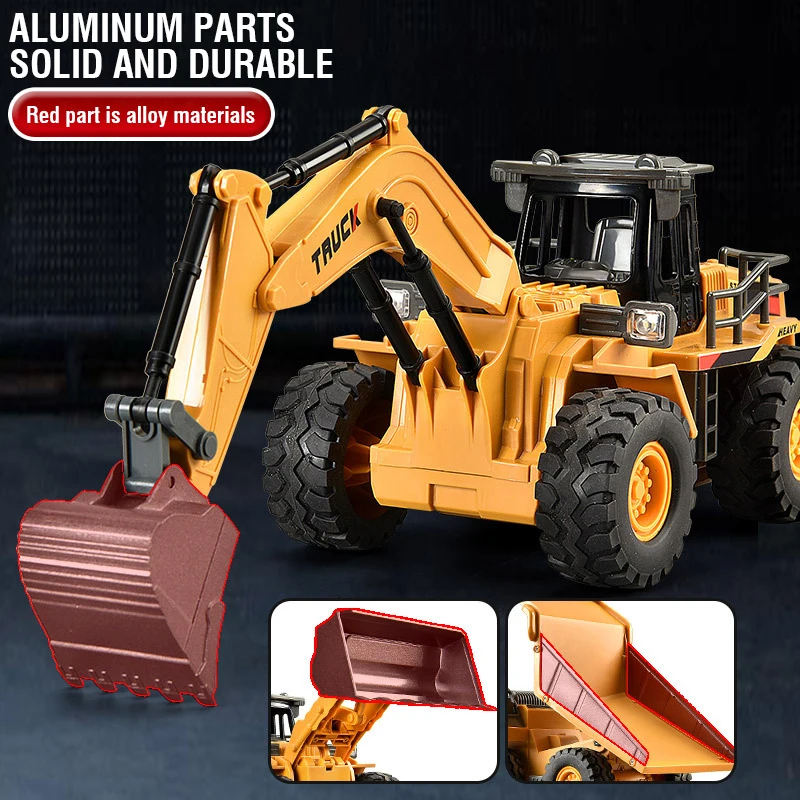 2.4g liga de controle remoto e - Model Kit Excavator avaliação e preço