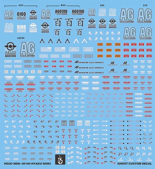 Adesivos Fluorescentes YAN par - Model Kit Water Decal avaliação e preço