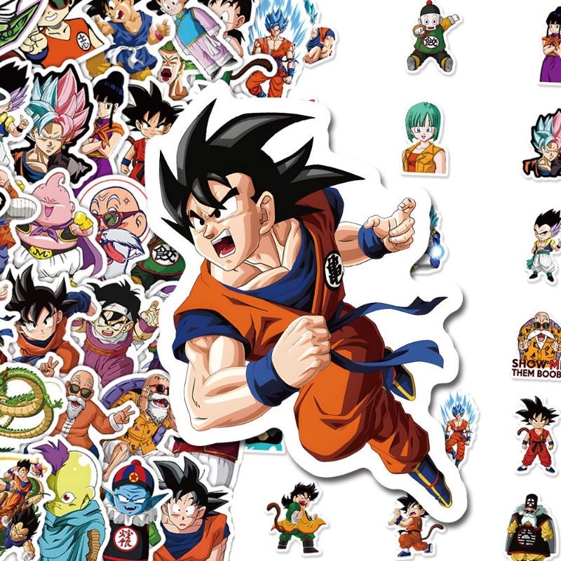 60 peças de adesivos de anime  - Model Kit Dragon Ball avaliação e preço