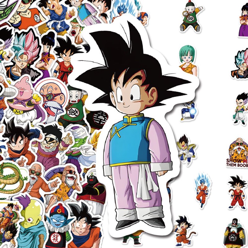 60 peças de adesivos de anime  - Model Kit Dragon Ball avaliação e preço