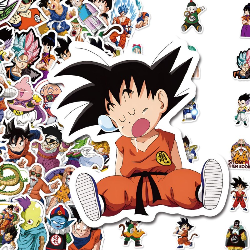 60 peças de adesivos de anime  - Model Kit Dragon Ball avaliação e preço