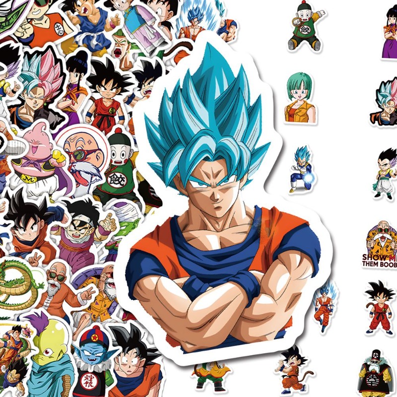60 peças de adesivos de anime  - Model Kit Dragon Ball avaliação e preço
