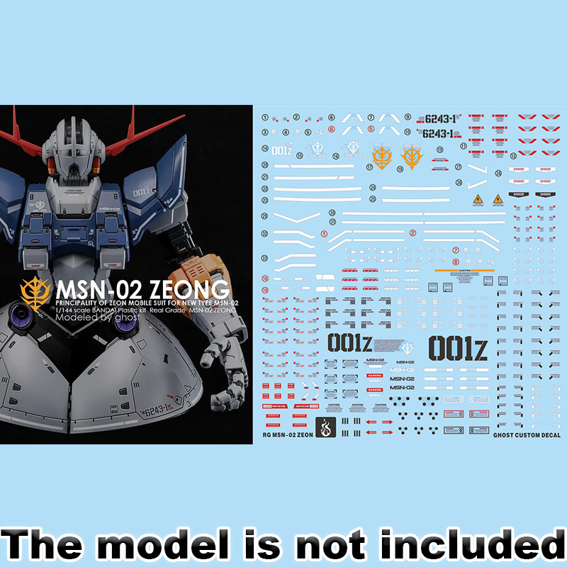 Decalques para Modelos RG 1/14 - Model Kit Water Decal avaliação e preço