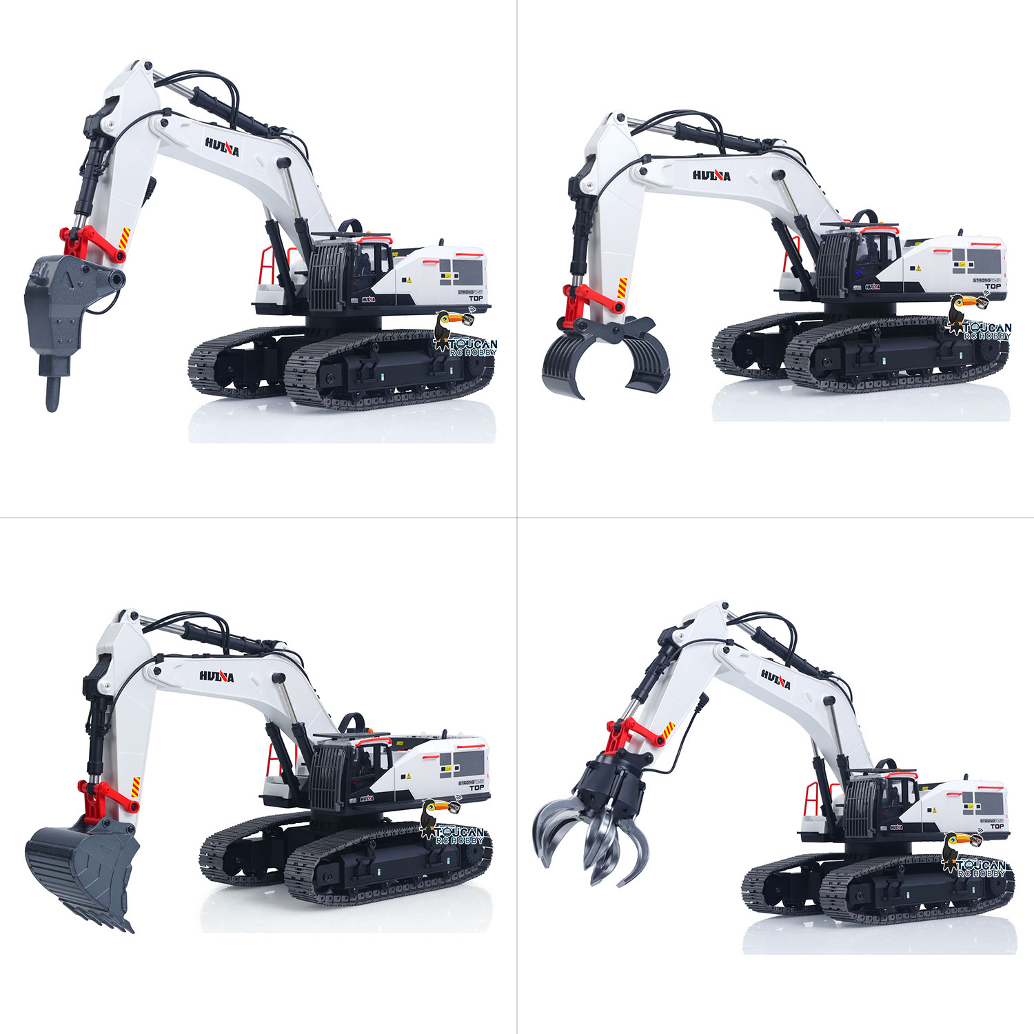 Escavadeira rc 1/14 huina meta - Model Kit Excavator avaliação e preço