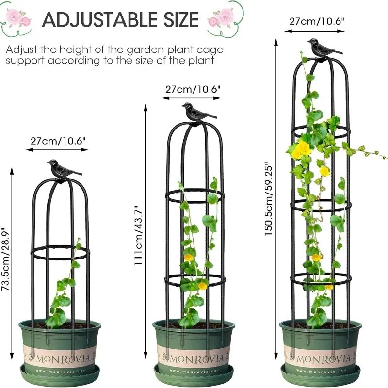 Suporte para Plantas de Jardim - Model Kit Obelisk avaliação e preço
