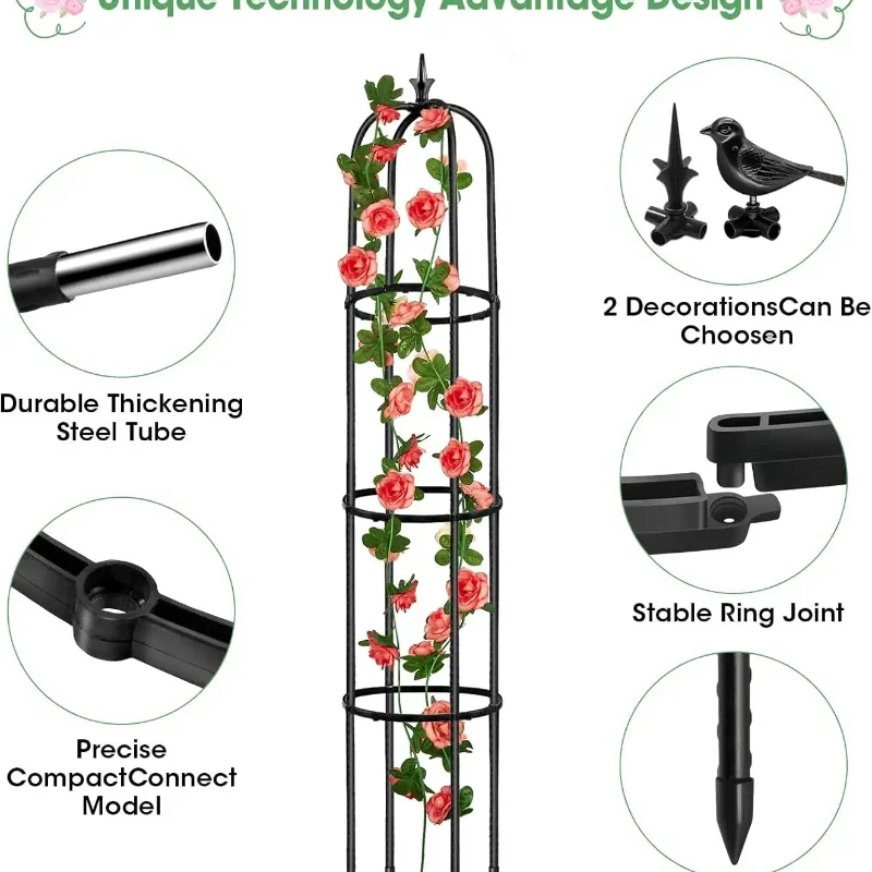 Suporte para Plantas de Jardim - Model Kit Obelisk avaliação e preço