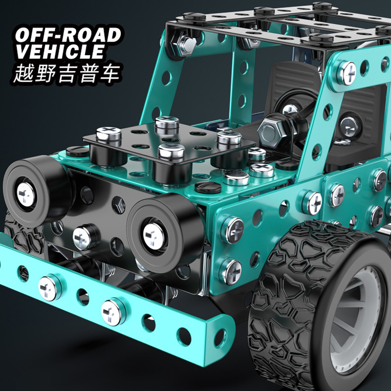 Diy bloco de construção de met - Model Kit Excavator avaliação e preço