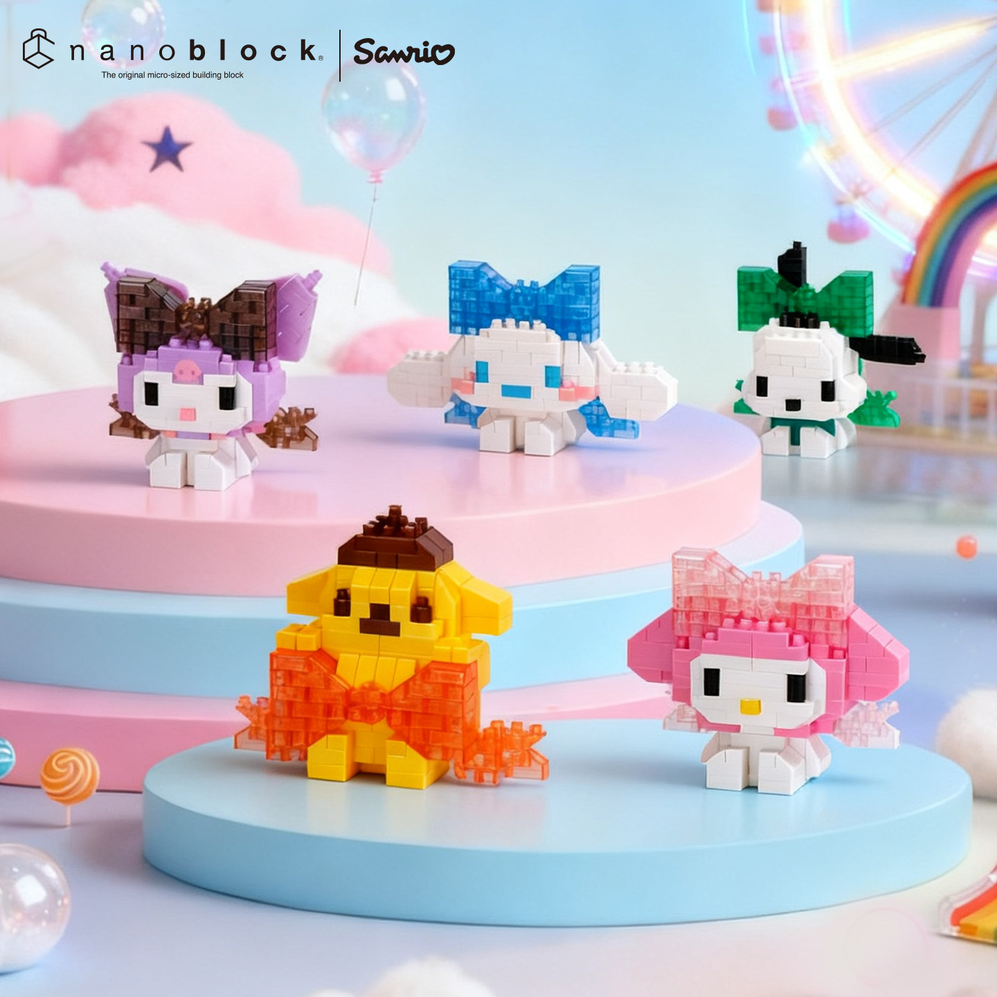 Nanoblock Sanrio Micro Blocos  - Model Kit Girl avaliação e preço