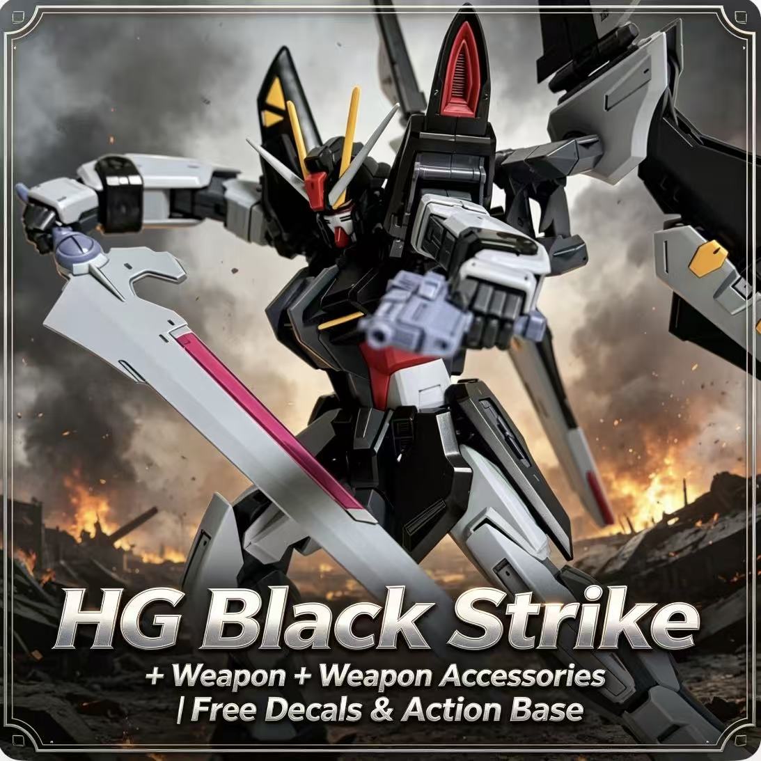 41 HG 1/144 Mecha Black Strike - Model Kit Non Gundam avaliação e preço
