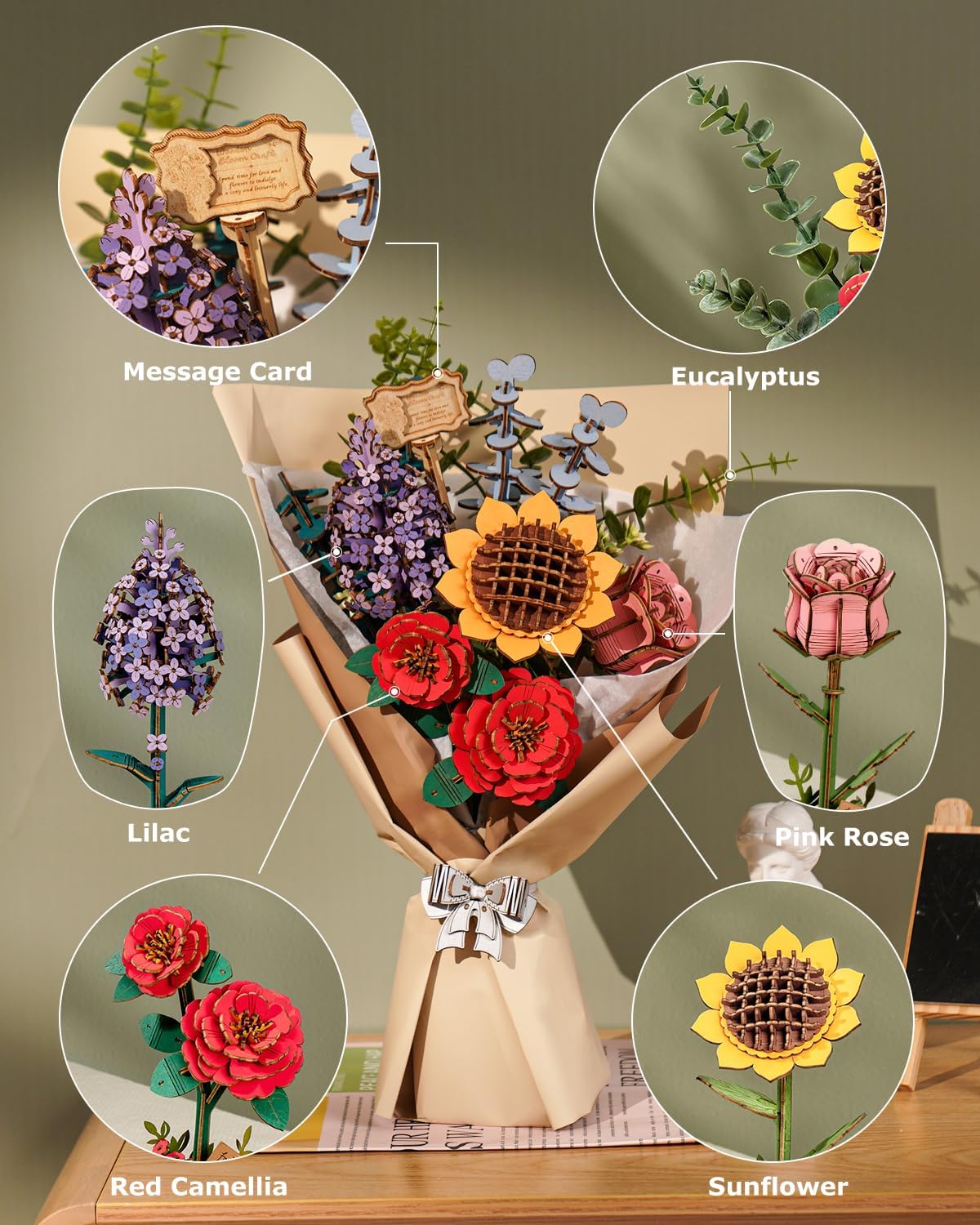 Bouquet de Flores de Madeira R - Model Kit Revell avaliação e preço