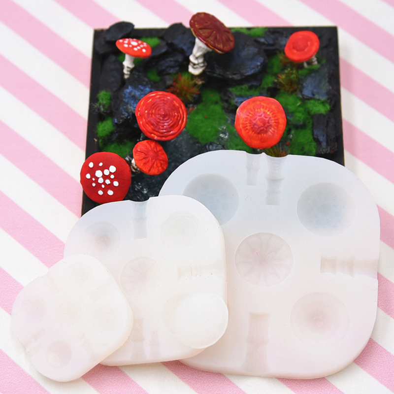 2 pçs/set mini cogumelo molde  - Model Kit Tool avaliação e preço