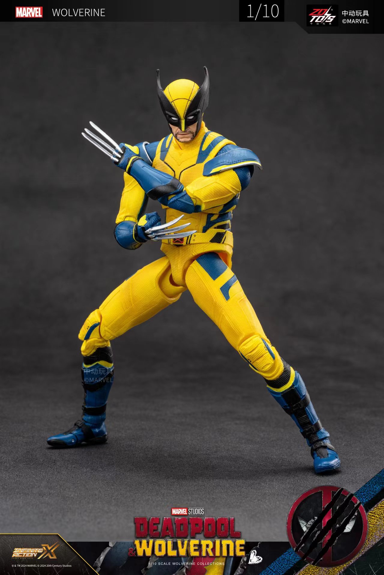Original 2024 deadpool & wolve - Model Kit Wolverine avaliação e preço