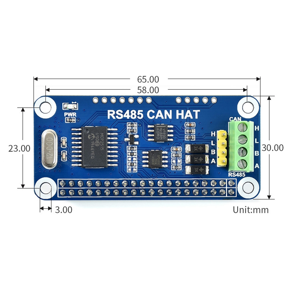 Abfkl waveshare mcp2515 comuni - Model Kit Zero avaliação e preço