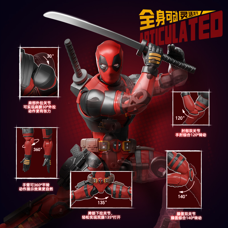 Blokees original 2024 deadpool - Model Kit Wolverine avaliação e preço