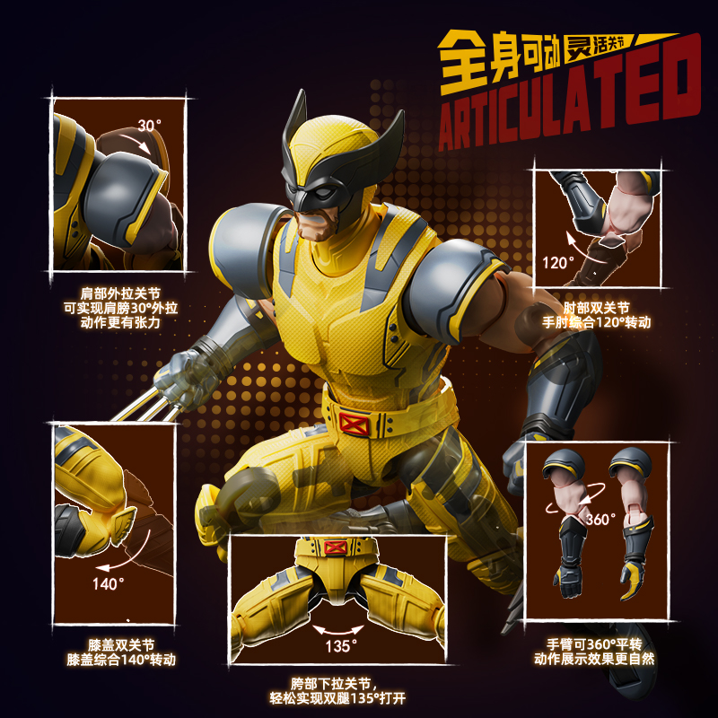 Blokees original 2024 deadpool - Model Kit Wolverine avaliação e preço